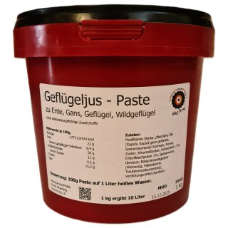 Geflügeljus zu Ente / Gans / Geflügel / Wild  1,00 Kg Eimer