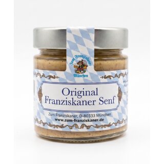 Original Franziskaner Senf  210g Glas