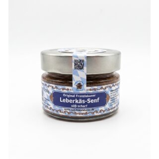 Original Franziskaner Leberkäs-Senf  110g Glas