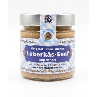 Original Franziskaner Leberkäs-Senf  210g Glas